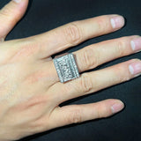 Hochwertiger Herren-Signet-Ring mitDas letzte Abendmahl - Siegelring-shop