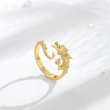 925 Sterling Silber Drachenring für Männer