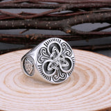 Edelstahl Viking Trinity Rune Ring für Männer Odin Valknut