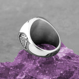 Odin Trinity Rune Ring für Männer und Frauen mit eingraviertem keltische