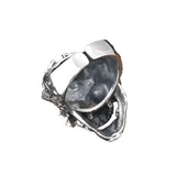 Herrenring im Gothic-Stil mit Totenkopf-Design - Siegelring-shop