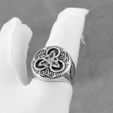 Odin Trinity Rune Ring für Männer und Frauen mit eingraviertem keltische