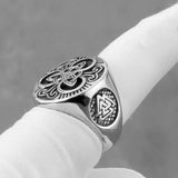 Odin Trinity Rune Ring für Männer und Frauen mit eingraviertem keltische