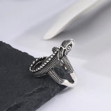 Ring aus Silber mit Lizard-Design
