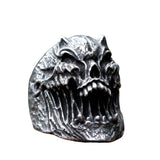 Gothic Skull Ring aus Edelstahl 316L für Herren Dunkelgrau