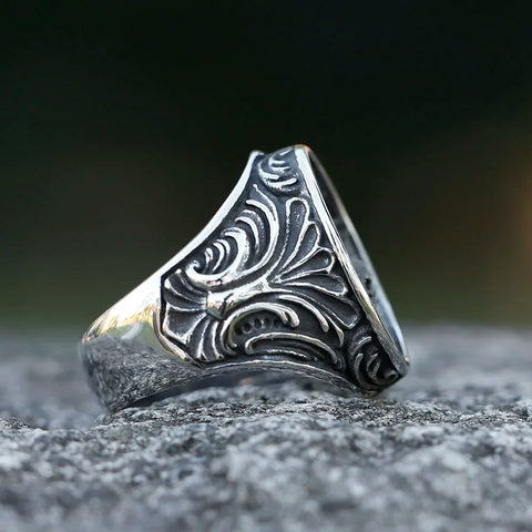 Übertriebener Totenkopf Siegelring für Männer Gothic Style