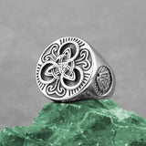 Odin Trinity Rune Ring für Männer und Frauen mit eingraviertem keltische