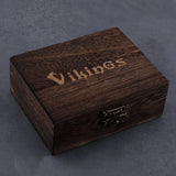 Edelstahl Viking Trinity Rune Ring für Männer Odin Valknut