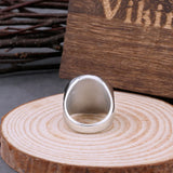 Edelstahl Viking Trinity Rune Ring für Männer Odin Valknut