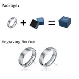 Schwarzer Titanring für Herren mit Kreuz und Vaterunser-Gravu 8mm Breite - Siegelring-shop