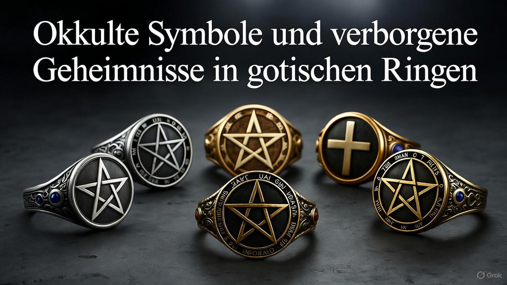 Occult symbols and hidden secrets in Gothic rings