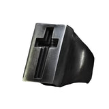 Herren Siegelring mit Goth Kreuz in Edelstah Dunkelgrau Matte Finish