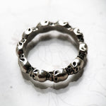 Skull Band Ring aus 925er Sterlingsilber