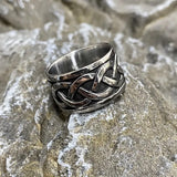 Keltischer Knoten Viking Ring aus Edelstahl