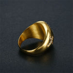 Ring Inspiriert von der Jungfrau Maria in Gold - Siegelring-shop