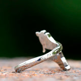 Herrenring aus Edelstahl mit Viking Drachenmotiv