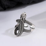 Ring aus Silber mit Lizard-Design