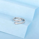 Paar-Ring mit 'Always with You' & 'I Love You Forever' Gravur - Siegelring-shop