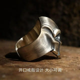 925 Silber Ring im Spartan Helm Design