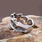 Krone von Dornen Ring für Männer aus Edelstahl rauchig stilvolles Design