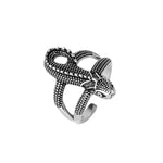 Ring aus Silber mit Lizard-Design