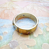 Złoty pierścionek z różnymi motywami kosmicznymi, biżuteria dla kobiet, lato, nowość, czyste srebro próby 925