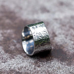 Route 66 Ring aus 316L Edelstahl mit geprägtem Emble
