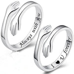 Paar-Ring mit 'Always with You' & 'I Love You Forever' Gravur - Siegelring-shop