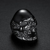 Herrenringe im Gothic-Stil mit Totenkopf-Design - Siegelring-shop