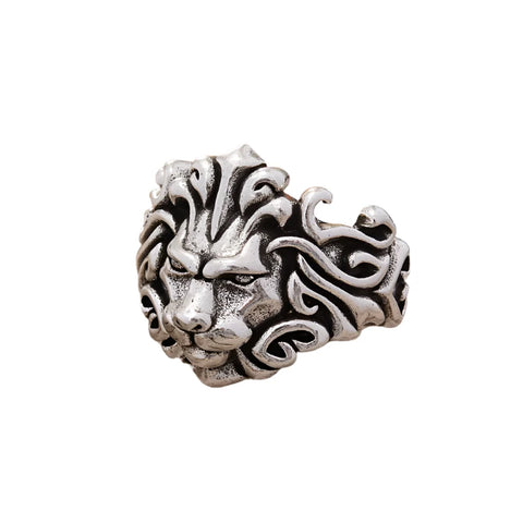 Thai Silber Ring Löwe Design