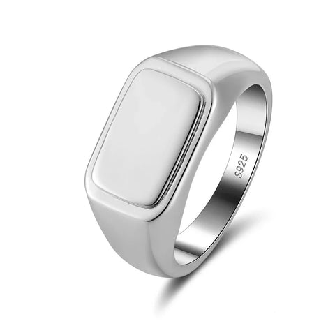 Herren Siegelring aus 925 Sterling Silber Klassisches Design - Siegelring-shop