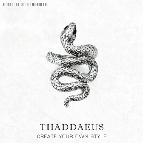 Ring made of 925 Sterling Silver Snake Design Unisex