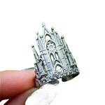 Architektonischer Stil Hohlraum-Ring mit gotischen