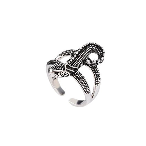 Ring aus Silber mit Lizard-Design