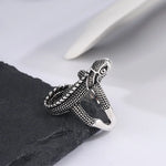 Ring aus Silber mit Lizard-Design