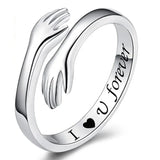 Paar-Ring mit 'Always with You' & 'I Love You Forever' Gravur - Siegelring-shop