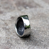 Men's 316L stainless steel rings Punisher skeleton mask