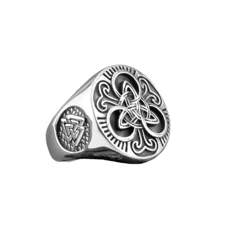 Odin Trinity Rune Ring für Männer und Frauen mit eingraviertem keltische