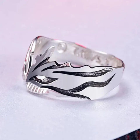 Ichigo Maske Ring Unisex Verstellbarer Ring mit Öffnung