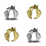 Herrenring mit Fledermaus-Design aus Silber - Siegelring-shop